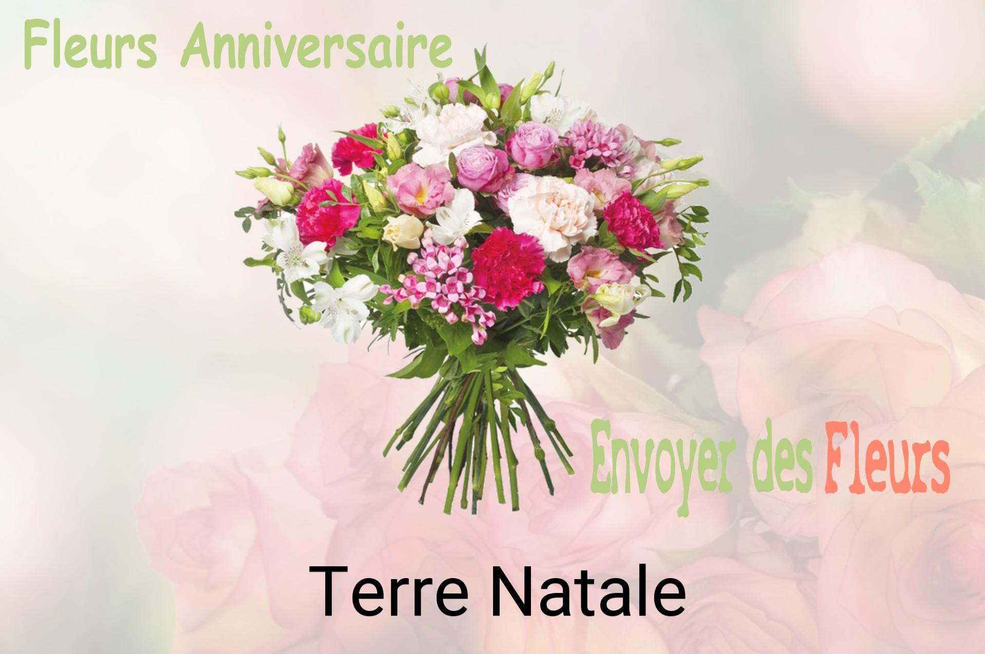 Bouquet de fleurs d’anniversaire livré à Terre-Natale
